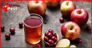 apple cider vinegar and cranberry juice