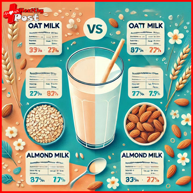 oat milk vs almond milk 