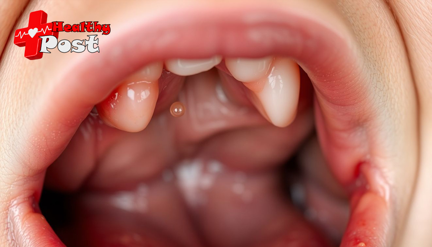 Hole in gums