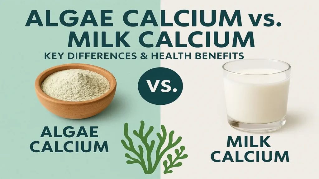 Algae calcium vs Milk calcium