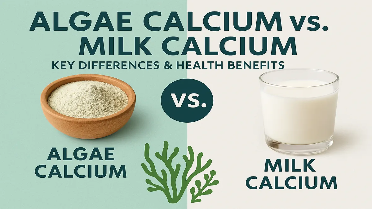 Algae calcium vs Milk calcium