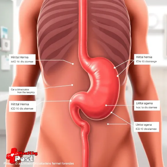 Hiatal hernia icd 10