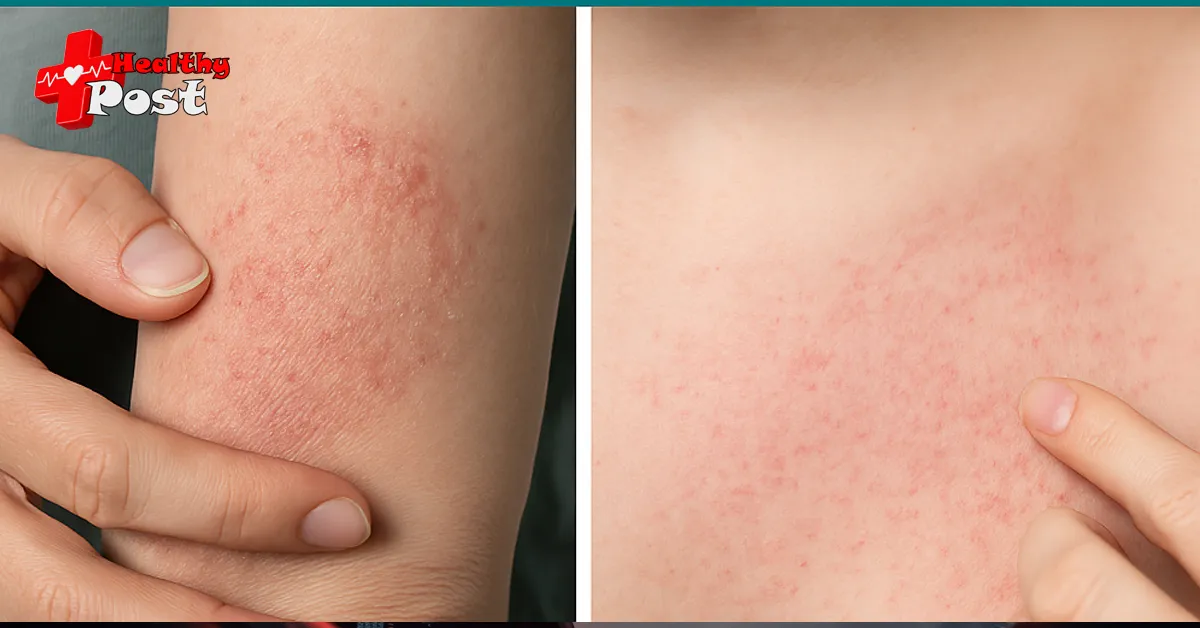 difference between eczema and heat rash