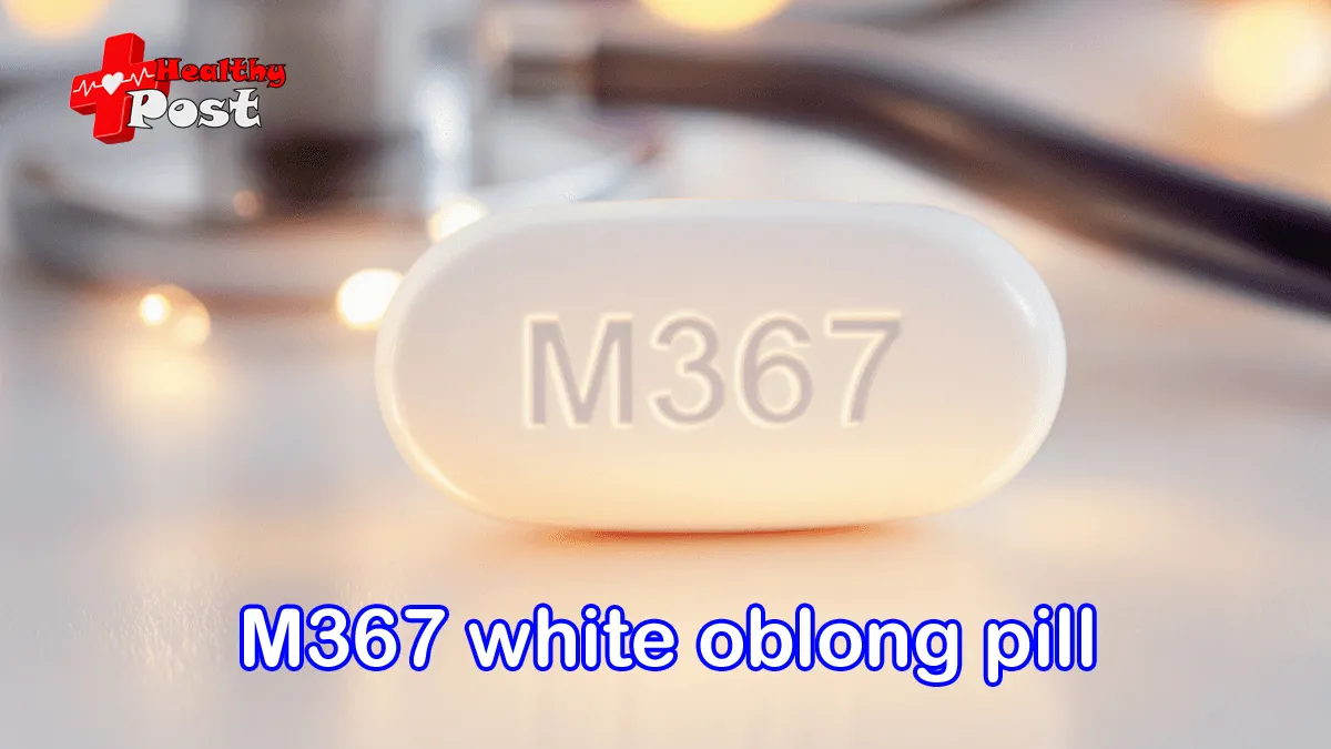 m367 white oblong pill