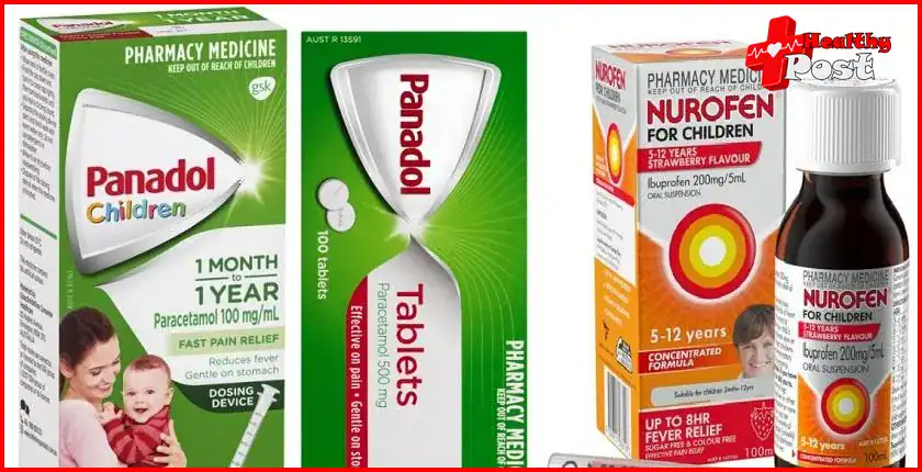 Paracetamol and Ibuprofen. Internationally renowned brands: Panadol and Nurofen.