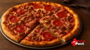 Meaty pizza
