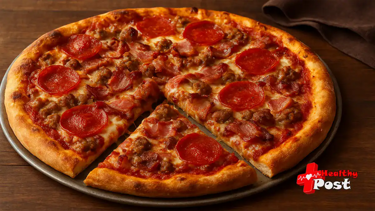 Meaty pizza