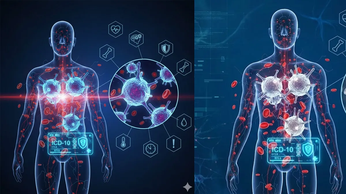 elevated white blood cells icd 10