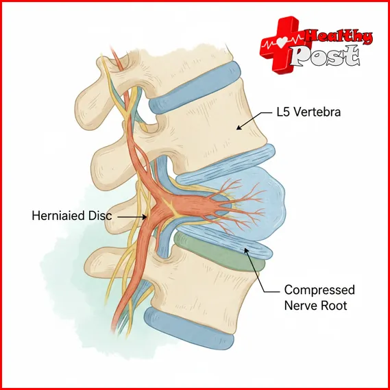 l5 nerve compression