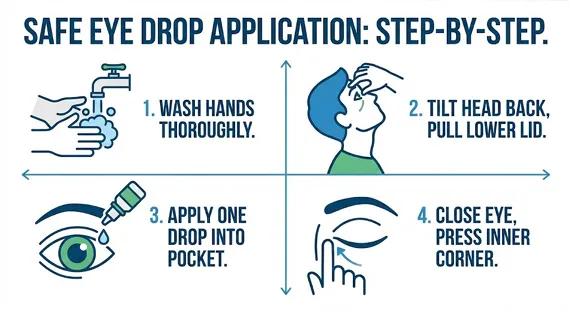 lubrex eye drops safe usage