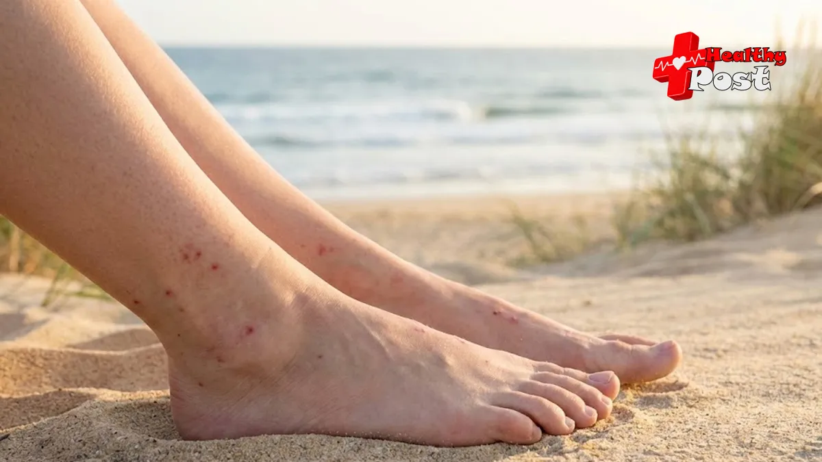 sand flea bites