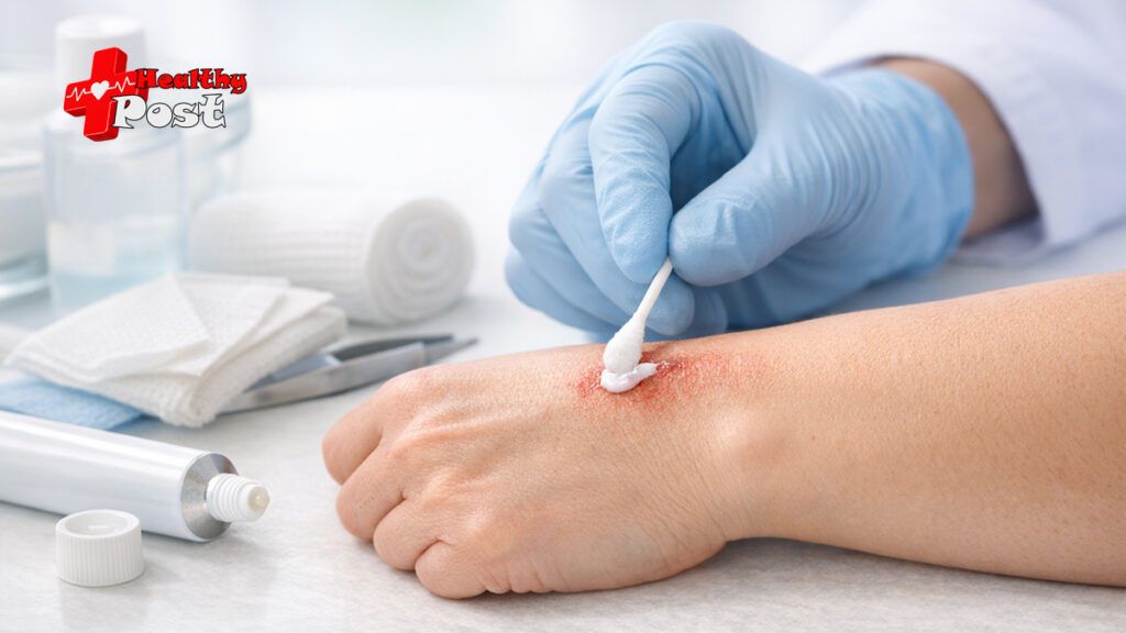 mupirocin ointment for an open wound