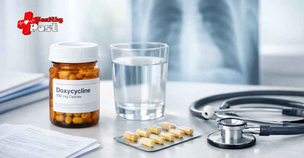 Doxycycline Dosage for Chest Infection How Many Days? Complete Guide to Safe Recovery A medical professional discussing the appropriate doxycycline dosage for chest infection treatment duration with a patient.