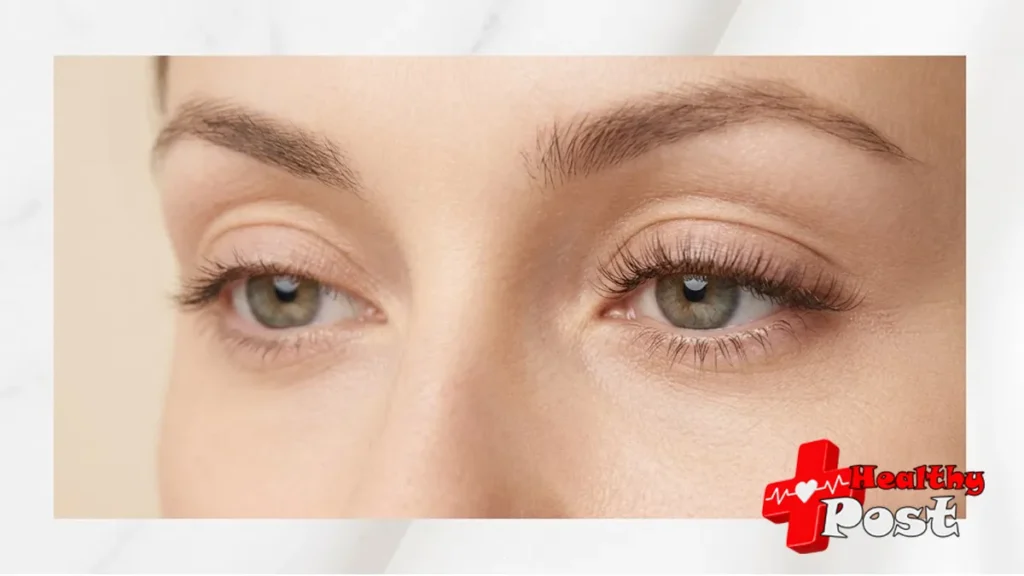 Close-up featured image of an eye showing natural eyelash regrowth and healthy lashes