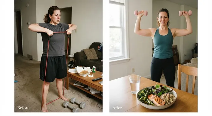 Resistance exercise and balanced nutrition during GLP-1 weight loss (GLP 1 Before and After)
