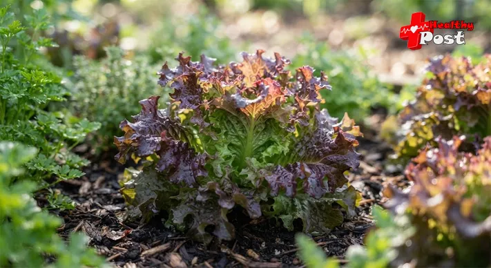 Purple Lettuce: Nutrition, Benefits, Calories, and How to Eat It 2 Fresh purple and red-leaf lettuce with burgundy and green leaves