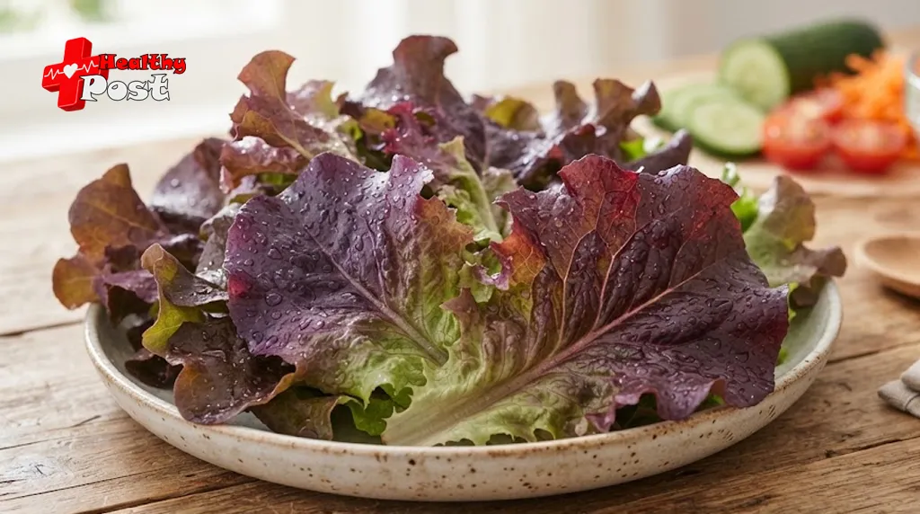 Purple Lettuce: Nutrition, Benefits, Calories, and How to Eat It Fresh purple lettuce and red-leaf lettuce with crisp burgundy and green leaves